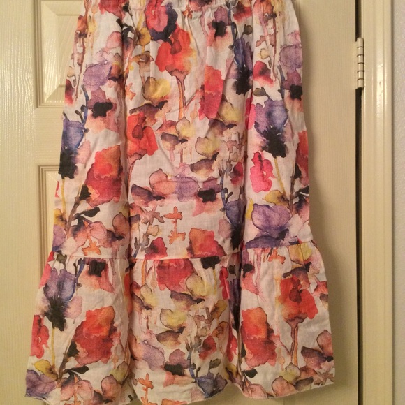 “NWT” Multi Colored Floral Skirt - Picture 2 of 2